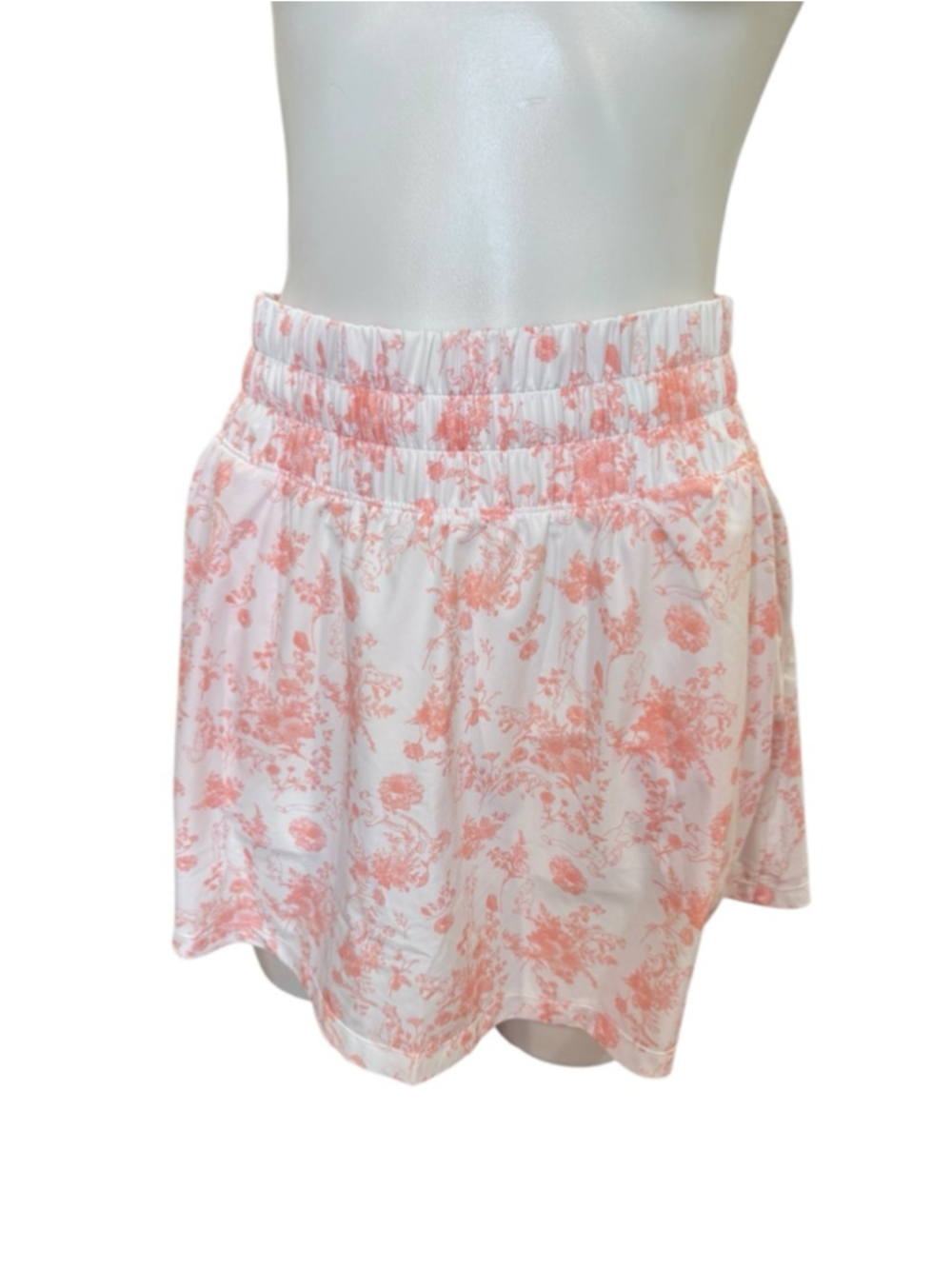 Women's PUMA Skirt Set M White Pink Toile Print - Picture 2 of 4